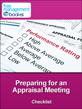 Preparing for Appraisal Meeting